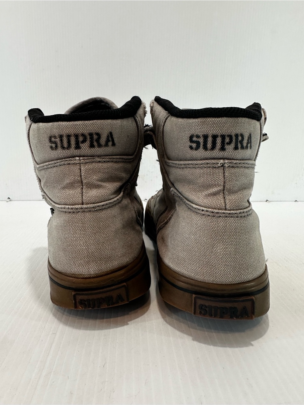 Supra Vaider High Top Skate Shoes Men’s Size 10.5 Storm Grey-Gum (SKU: S28238) - Picture 3 of 12